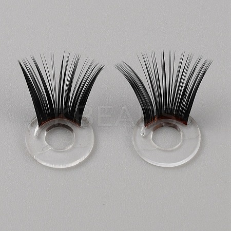 Acrylic Doll Eyelashes DOLL-WH0005-05-1