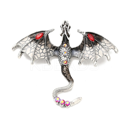 Alloy Rhinestone Big Pendants FIND-I060-01AS-02-1
