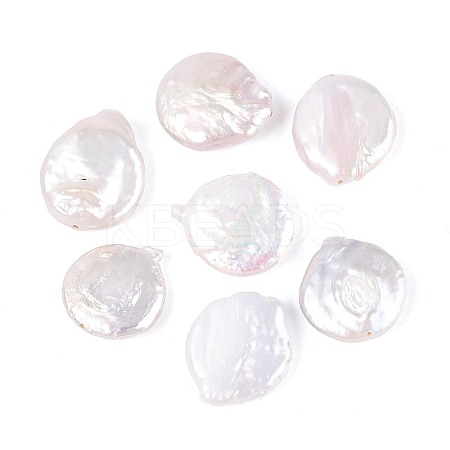 Baroque Natural Nucleated Pearl Keshi Pearl Beads LS-PEAR-N020-L07-01-1