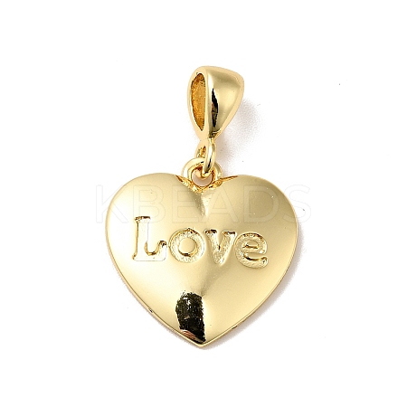 Rack Plating Brass Pendants KK-H431-31G-1