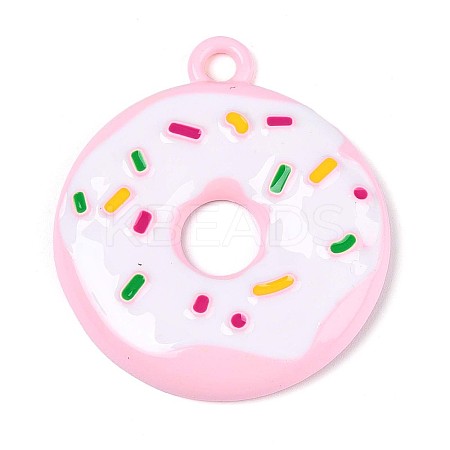 Spray Painted Alloy and Enamel Big Pendants PALLOY-T092-85F-1