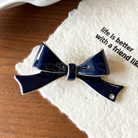 Bowknot Cellulose Acetate Alligator Hair Clips PW-WG6E3E2-04-1