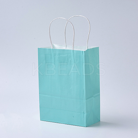 Pure Color Kraft Paper Bags LS-AJEW-G020-C-14-1