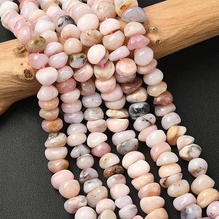 Natural Pink Opal Beads Strands G-L493-16-1