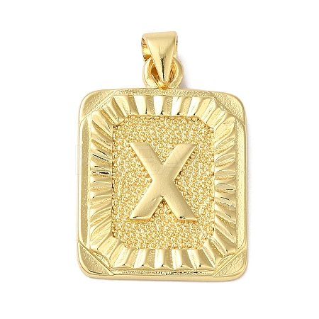 Rack Plating Brass Pendants KK-B092-42G-X-1