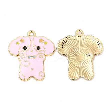 Alloy Enamel Pendants FIND-C037-19G-02-1