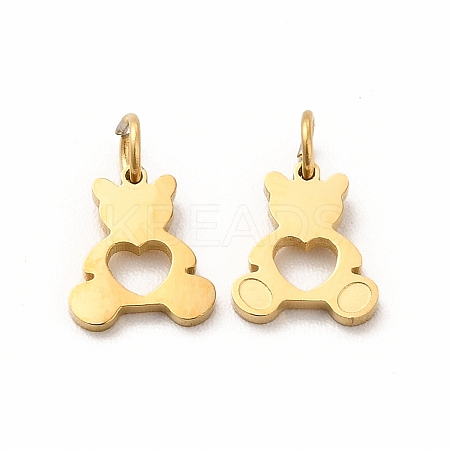 Ion Plating(IP) 304 Stainless Steel Pendants STAS-E185-29G-1
