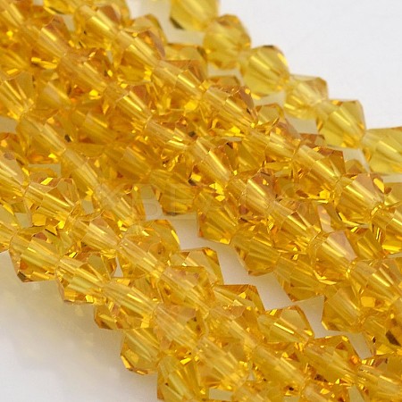 Bicone Glass Beads Strands LS-EGLA-P016-4mm-07-1