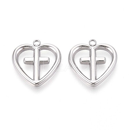 304 Stainless Steel Pendants STAS-N109-199P-1