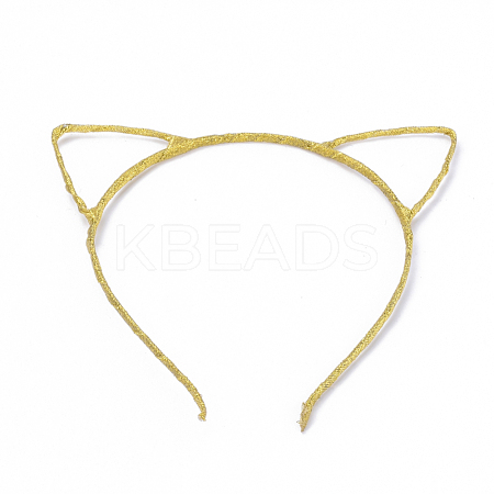 Hair Accessories Iron Kitten Hair Band Findings OHAR-S195-07C-1