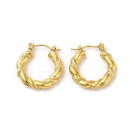 304 Stainless Steel Hoop Earrings for Women EJEW-B054-18G-01-1