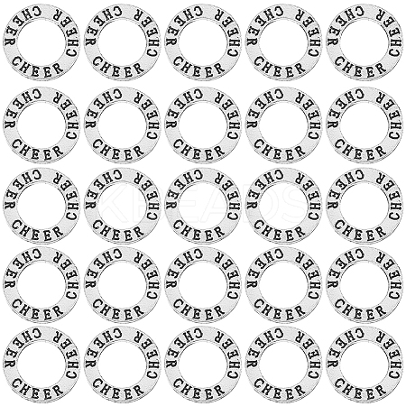 30Pcs Tibetan Style Alloy Linking Rings FIND-SC0009-20-1