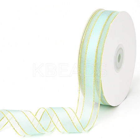 1Roll Solid Color Organza Ribbons ORIB-CY0001-03D-1