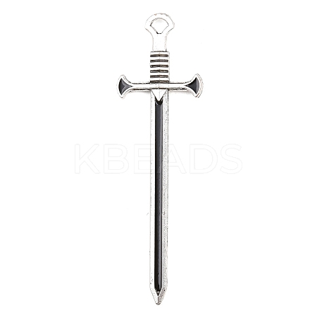 Tibetan Style Alloy Big Pendants AL-CBAC014-01AS-03-1