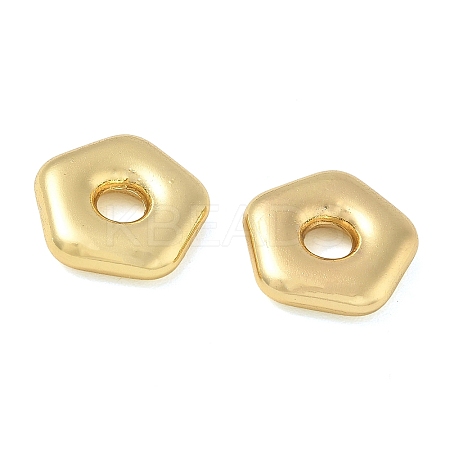 Brass European Beads KK-CBAFC6C-08G-1
