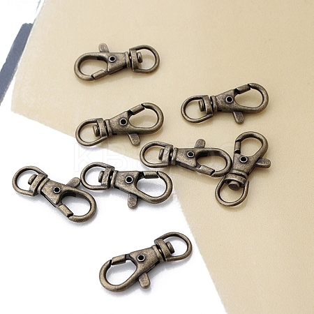 Zinc Alloy Swivel Lobster Claw Clasps PW-WG4DF9D-01-1