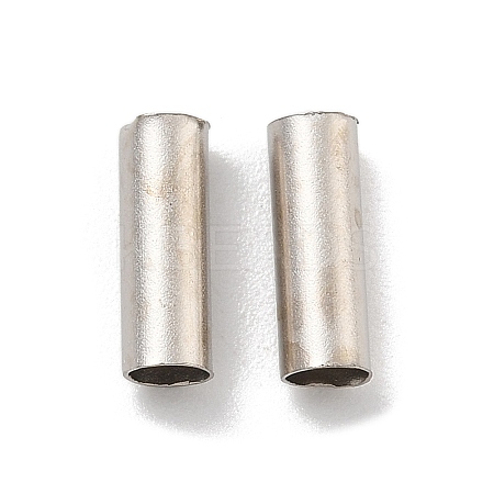 Brass Tube Beads KK-B120-03E-P-1