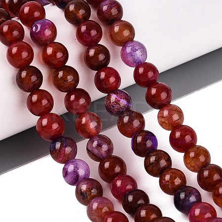 Natural Agate Beads Strands G-Q606-106A-1