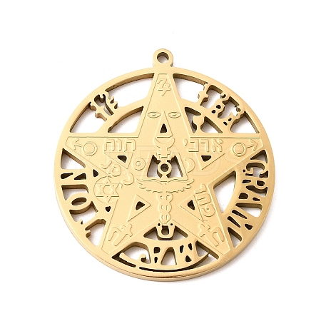 304 Stainless Steel Pendants STAS-A146-03G-1