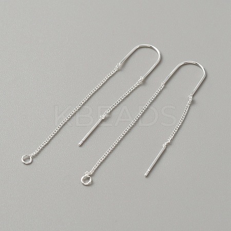 Alloy Stud Earring Findings FIND-WH0110-381S-1