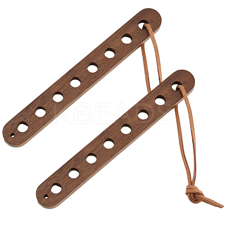 2Pcs 30CM Flat Suede Cord WCOR-FH0001-01-1