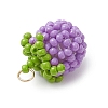 Glass Seed Beaded Tomato Pendants PALLOY-MZ01081-5