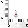 Brass Micro Pave Cubic Zirconia Charms KK-G548-20P-4