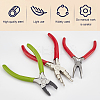 Carbon Steel Jewelry Pliers Kit TOOL-WH0121-66-6