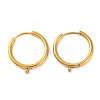 Ion Plating(IP) 304 Stainless Steel Hoop Earring Findings X-STAS-G339-01G-1