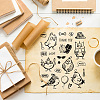 Rubber Clear Stamps DIY-WH0251-010-3