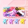 28Pcs 14 Colors Acrylic Pendants MACR-FS0001-84-8