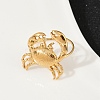 304 Stainless Steel Open Cuff Rings for Women RJEW-U061-01G-3