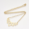 201 Stainless Steel Pendant Necklaces LS-NJEW-T009-JN063-2-40-2