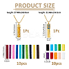 2Pcs 2 Styles Stainless Steel Perfume Bottle Necklaces NJEW-FH0001-29B-2