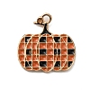 Thanksgiving Day Golden Tone Alloy Enamel Pendants ENAM-M002-01G-G-1