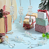 8Pcs Glass Pendants PALLOY-SP00008-3