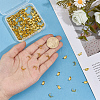 180Pcs Rectangle Brass Belt Loop Fastener KK-CY0001-12G-3