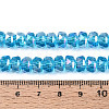 Electroplate Glass Beads Strands EGLA-T021-20G-4