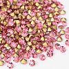 Back Plated Grade A Diamond Glass Pointed Rhinestone X-RGLA-SS8-024-1