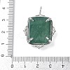 Natural Green Aventurine Pendants G-I381-01P-01-3