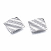 Non-Tarnish 304 Stainless Steel Pendants STAS-S080-054P-NR-3