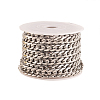 304 Stainless Steel Cuban Link Chains CHS-CJ0001-28P-1