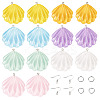 DIY Resin Shell Shape Earring Kits DIY-TA0011-06-2