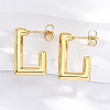 304 Stainless Steel Stud Earrings for Women EJEW-L296-033G-02-2