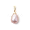 Natural Cultured Freshwater Pearl Potato Charms PALLOY-JF04844-3