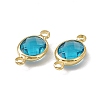 Transparent K9 Glass Connector Charms GLAA-A005-10G-06-2
