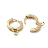 201 Stainless Steel Huggie Hoop Earrings Findings STAS-A167-01J-G-2