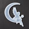 Fairy & Moon Shape Food Grade Silhouette Silicone Lollipop Molds LS-DIY-D069-05-4