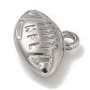 Anti-Tarnish 304 Stainless Steel Pendants STAS-Q334-09P-2