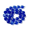 Natural Blue Agate Beads Strands G-NH0004-002A-3